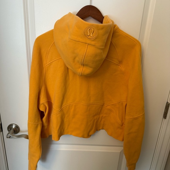 Lululemon Scuba Crop Hoodie Mango Dream Size L/XL - Picture 6 of 6